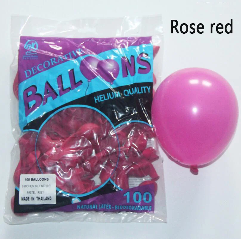 rose blue 100 шт 5 дюймов конфеты Макаруны латексные шары, Гелий шары для вечерние, свадебные, детские игрушки, вечерние шары - Цвет: rose blue