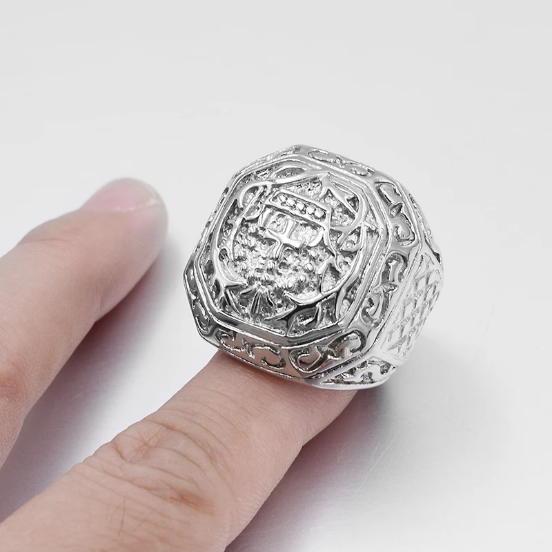 Мужской подарок GOKADIMA! Мужское кольцо из нержавеющей стали в стиле ретро|cross ring|men