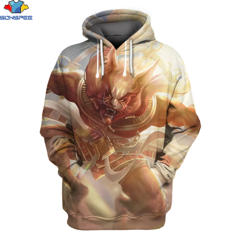 

Новые модные толстовки SONSPEE с 3D рисунком Марса и мифологии, мужские и женские повседневные толстовки, толстовка с капюшоном, пуловер в стиле ...