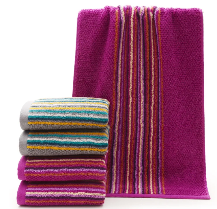 2 шт. мягкое Хлопковое полотенце для лица пляжные полотенца взрослых впитывающие