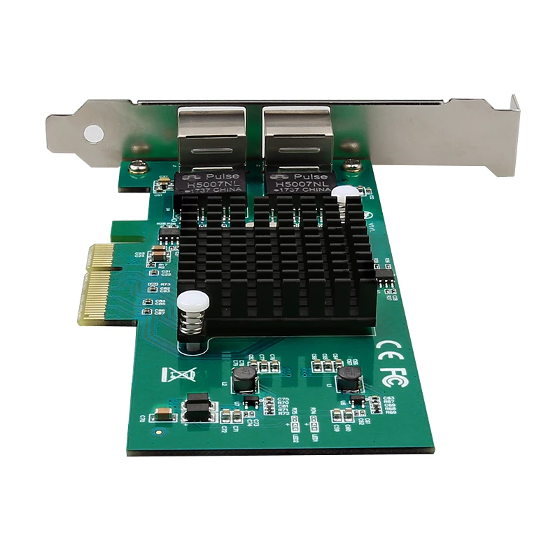 DIEWU RJ45 lan Сетевой кабель Gigabit 10/100/1000 Мбит/с 1G 82576 PCIe 4x сервер мини беспроводной локальной сети