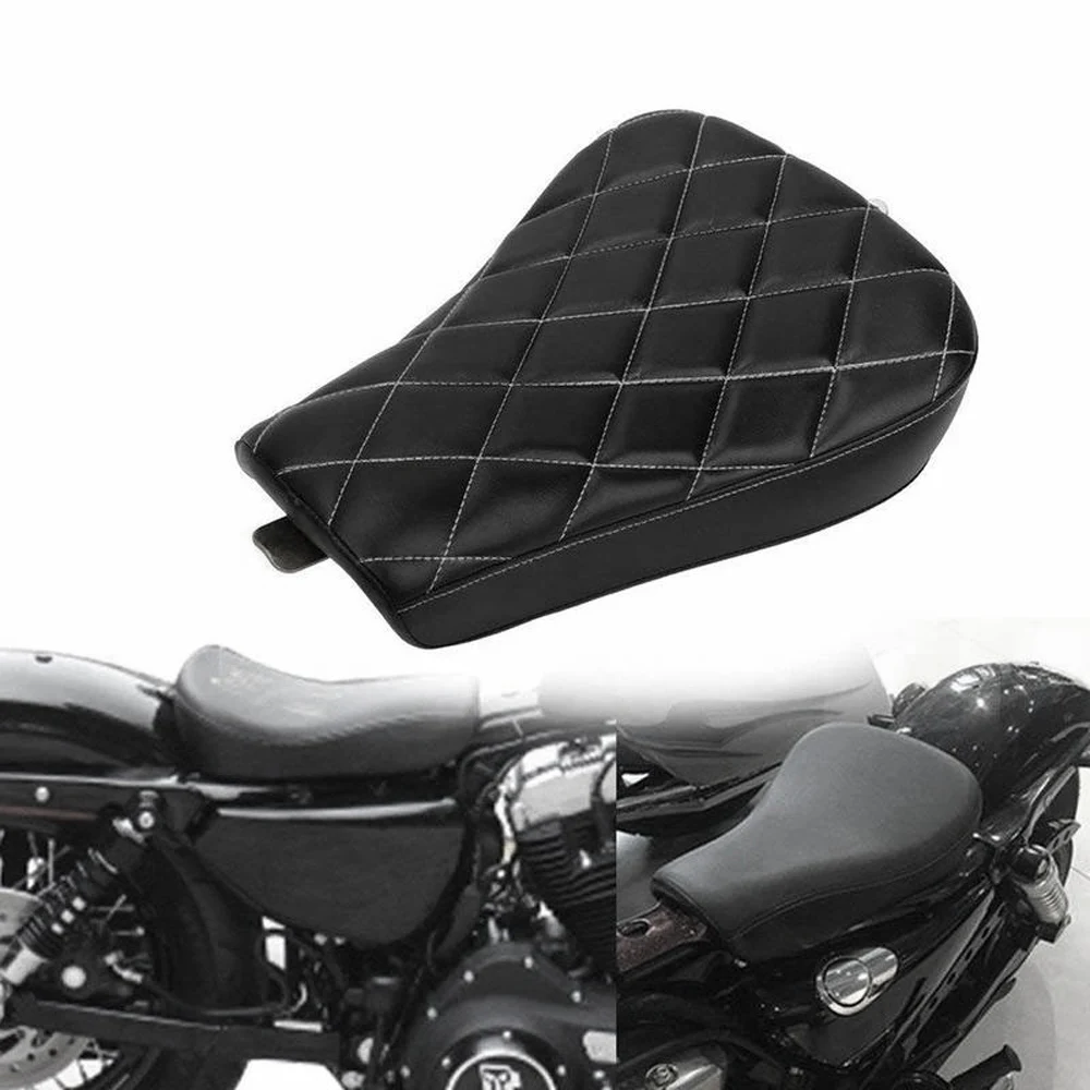 Черное переднее сиденье водителя мотоцикла + заднее ПАССАЖИРСКОЕ СИДЕНЬЕ для Harley