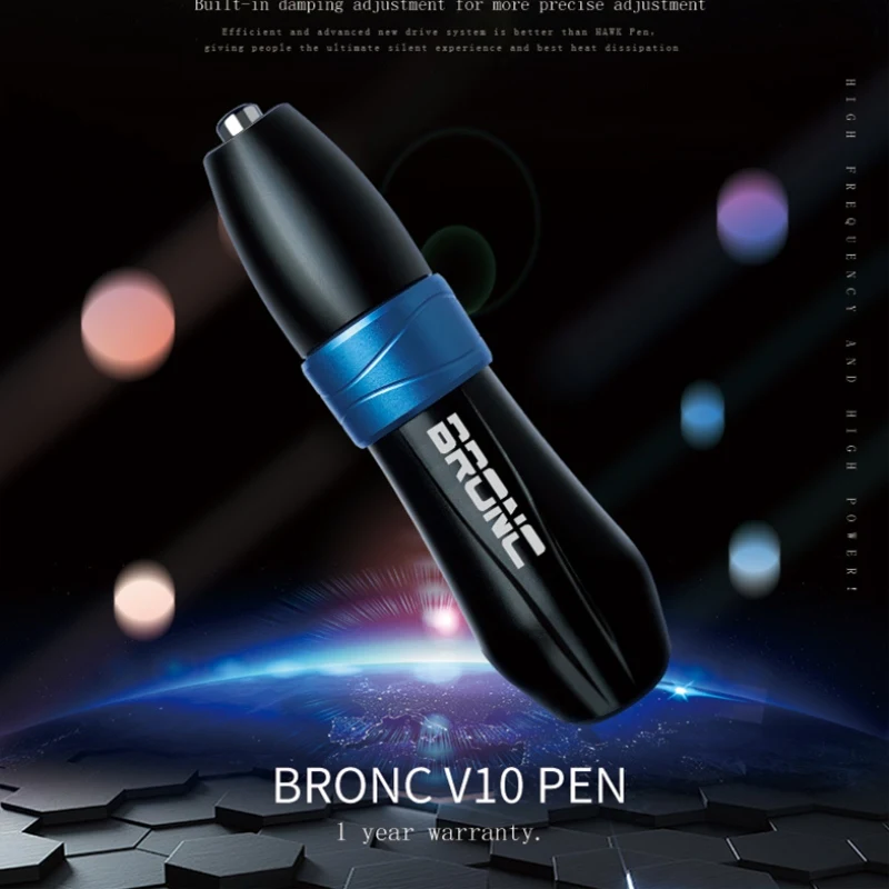 2020 новые оригинальные Bronc V10 Ротари Машина татуировки ручка Швейцарский