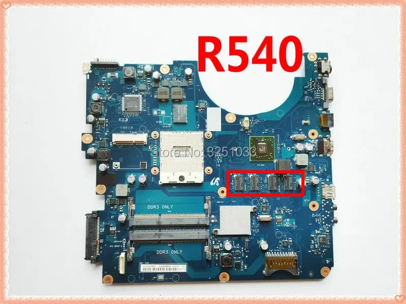 Материнская плата для ноутбука Samsung R540 материнская HM55 HD4500 графическая карта DDR3 BA92