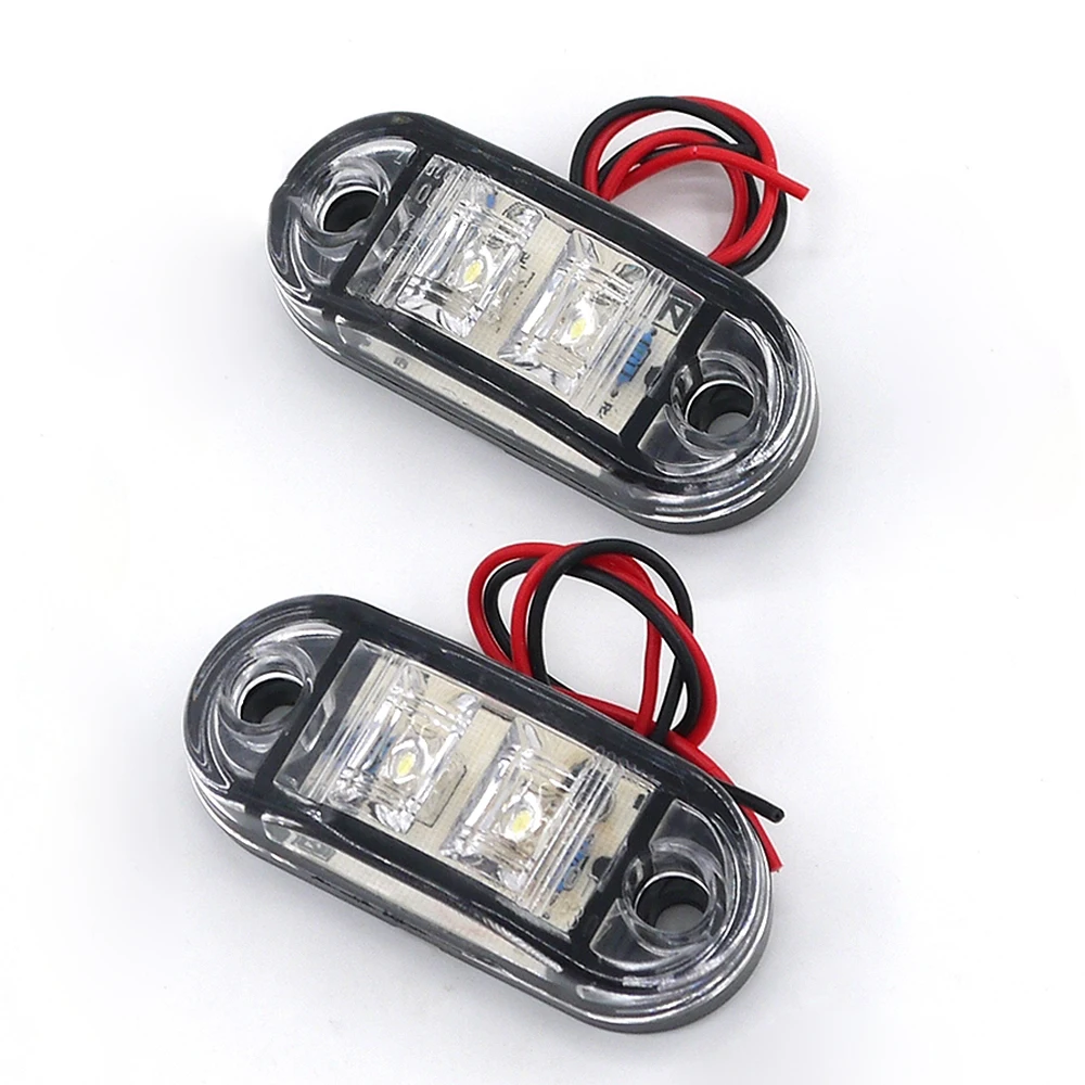 2 шт. 10 30 в светодиодные боковые габаритные фонари для грузовиков габаритный