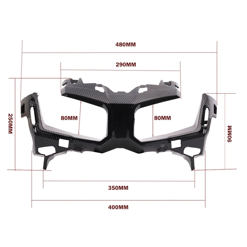 

Carbon Fiber Motorcycle Headlight Cover Frame Trim for Honda ADV150 ADV 150 ADV-150 2019-2020