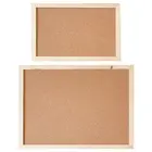 Прочная деревянная настенная подвесная доска для объявлений, рамка для объявлений, доска для записей для дома, офиса, магазина, школы, Фотофон