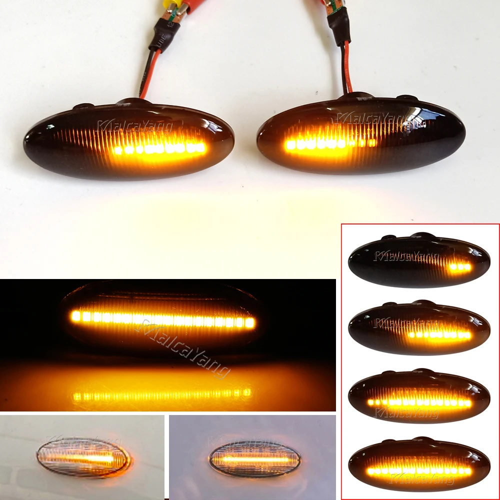 

Car Side Marker Lights Dynamic LED Turn Signal Light For Nissan Qashqai J10 X-trail T31 Cube Juke Leaf Micra Micra K13 Note E11