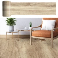 1 roll pvc wood grain floor sticker decal self adhesive home decor 20300cm kitchen floor stickers imitate camphor wood grain
