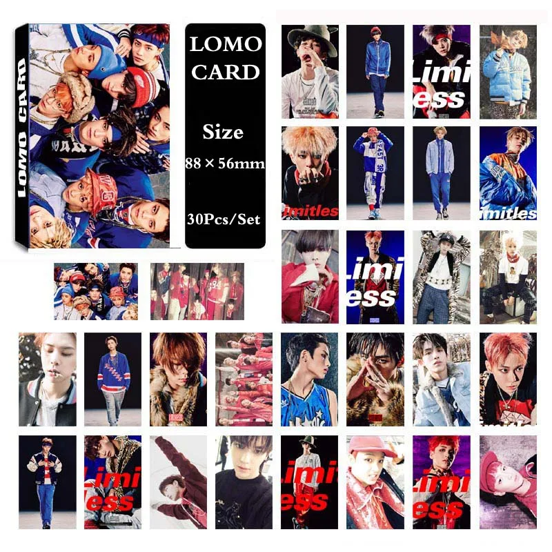 2 KPOP NCT 127 NCT U NCT альбом мечты Фотокарта плакат ломо карты самодельные бумажные фотокарты Поклонники Подарочная коллекция - Цвет: 2