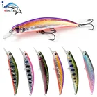 1 шт. тонущий гольян, японский дизайн, воблер, приманка для рыбной ловли, 110 мм, 21 г, пластиковая кренкбейт, искусственная жесткая приманка на окуня и щуку, рыболовная снасть