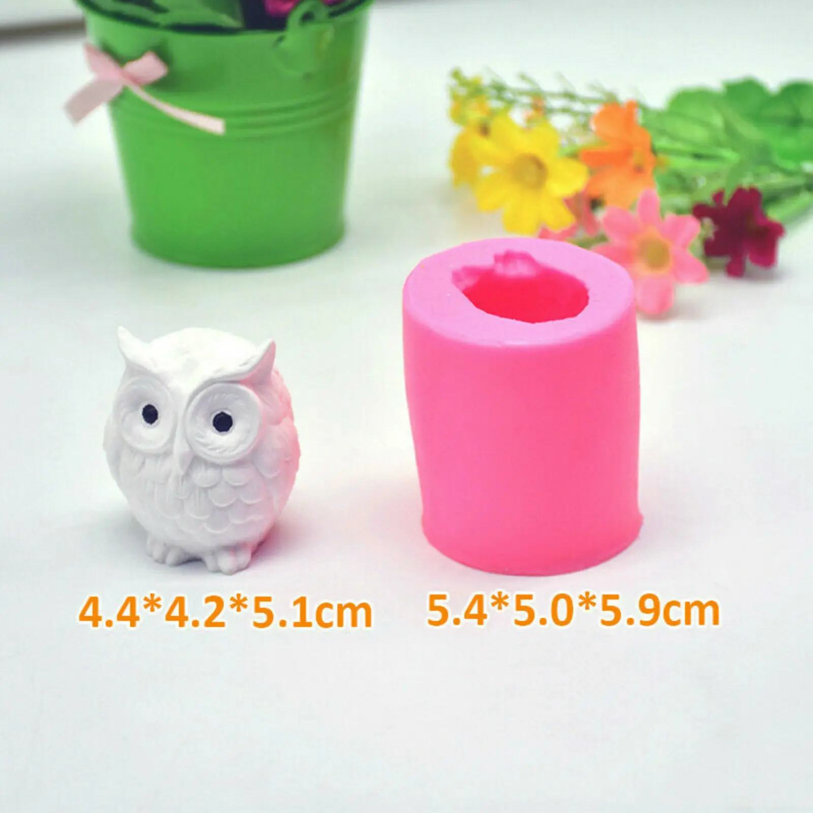 Силиконовые формы для свечей 3D форма самостоятельного изготовления совы помадки