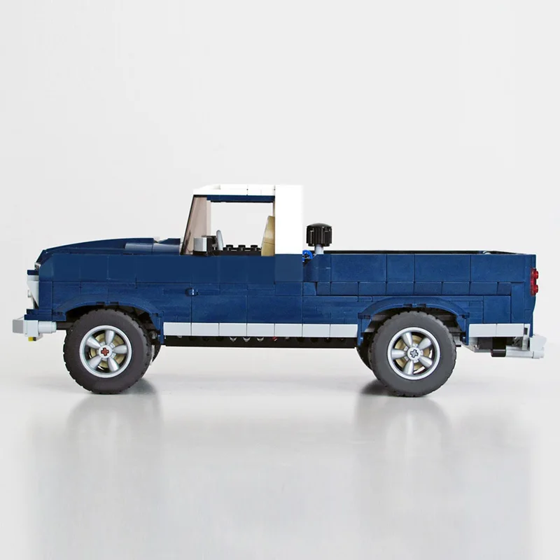 

MOC Pickup Truck Simulation Car Collection Model 1154pcs Building Blocks Diy Bricks Educational Christmas Gift For Children Kid