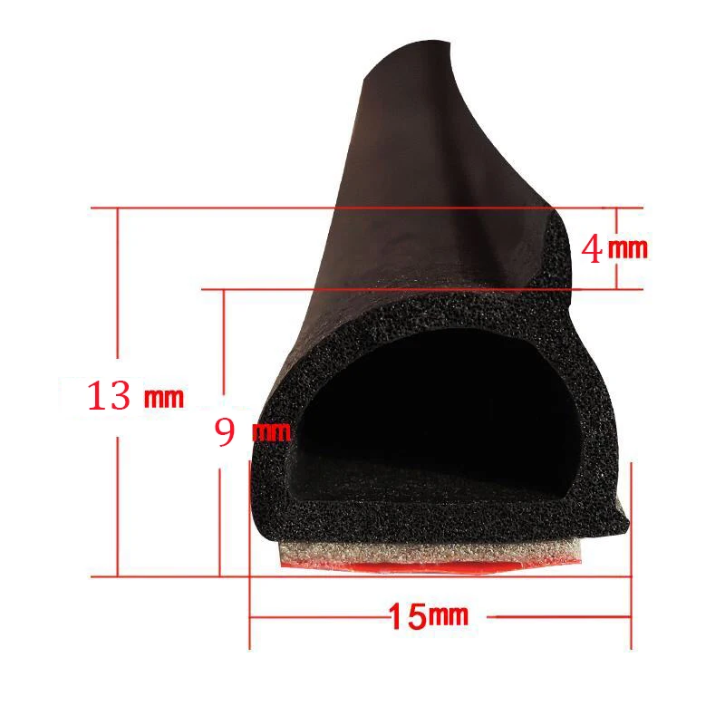 2 ~ 8 метров DZ автомобильные дверные уплотняющие полоски резиновая уплотнительная