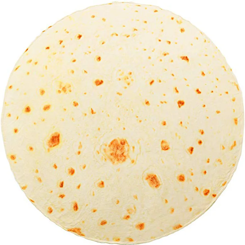 Креативное одеяло Burrito для блинов Фланелевое круглое одеяло|Одеяла| |