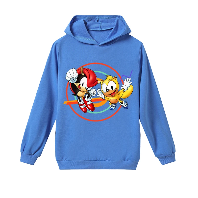 Детская толстовка с длинным рукавом весна-осень Супер Марио Соник модный костюм