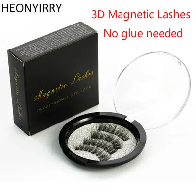 4 шт./пара Магнитный магнитные Накладные ресницы глаз Макияж комплект толстые