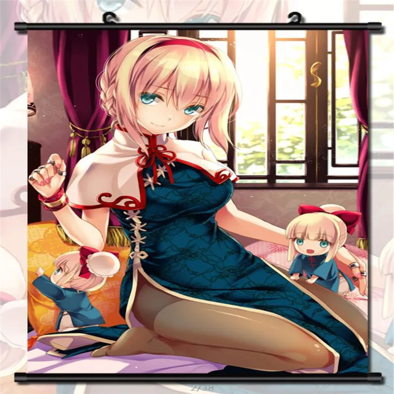 

Ja[anese Decorative Picture Anime TouHou Project Perfect Cherry Blossom Alice Margatroid Home Decor Wall Scroll Poster