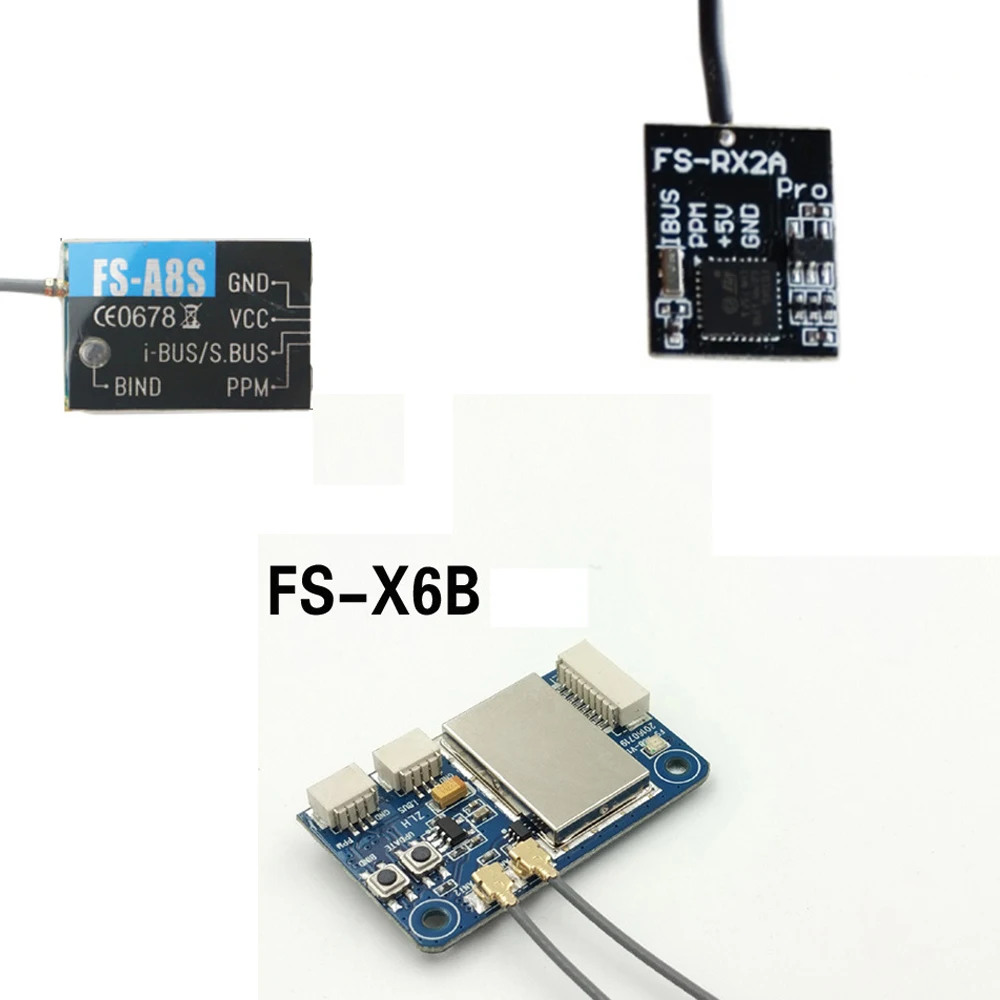FlySky 2 4 ГГц FS A8S X6B RX2A мини RX для i6 i6X i6S i10 TH9A передатчик RC Управление отдаленных
