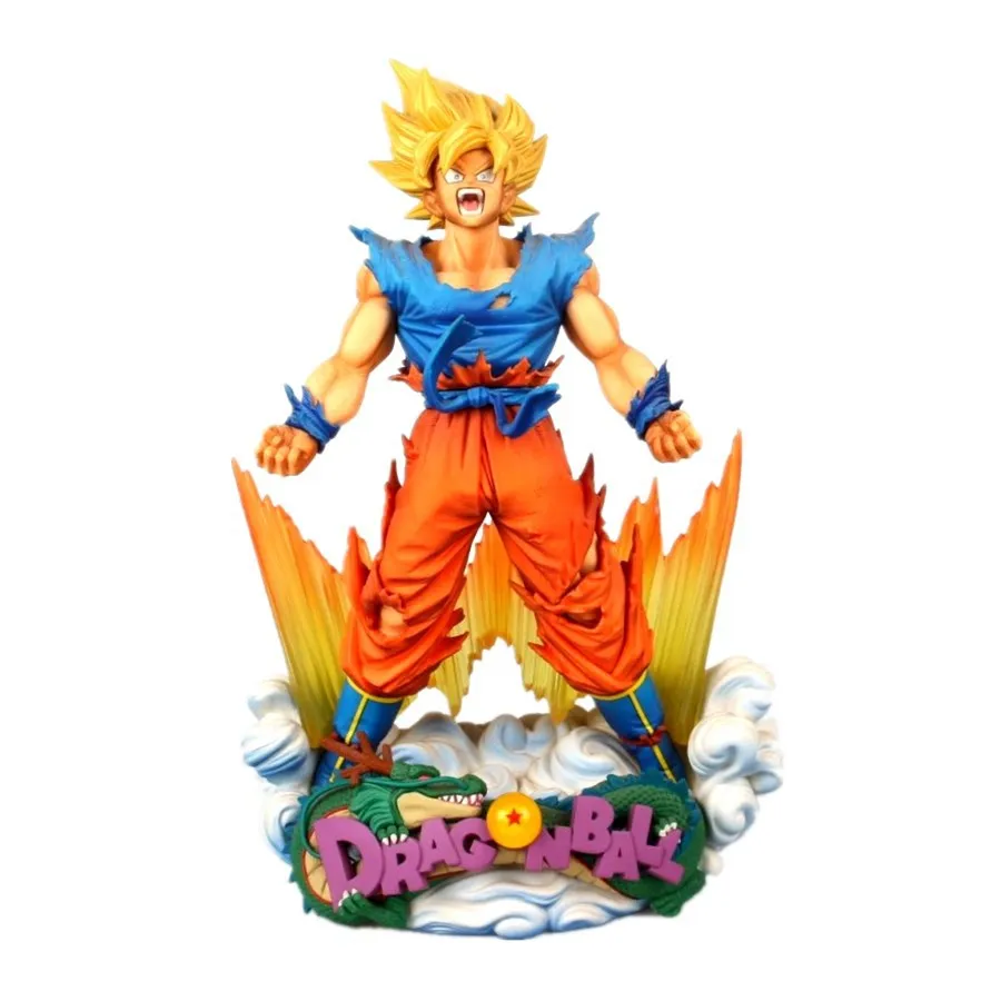 24 см Dragon Ball Z Супер Saiyan Son Goku Аниме Фигурки ПВХ Новая Коллекция игрушек для подарок