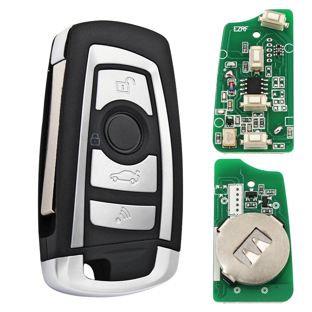 3 Button Flip Remote Smart Car Key 315Mhz / 433Mhz HU92 Uncut Blade ID44/PCF7935AA Chip for BMW EWS 5 7 X5 Series M5 X3 E65 | Автомобили и