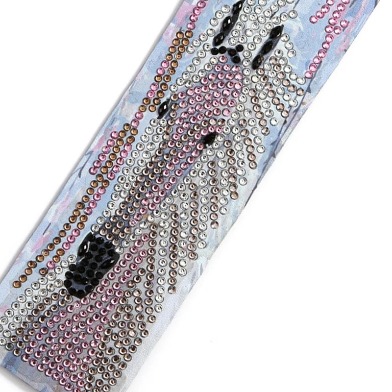 

DIY Diamond Painting Bookmark, Painting By Numbers Kit, Embroidery Painting Tassel Leather Bookmark Set,Horse