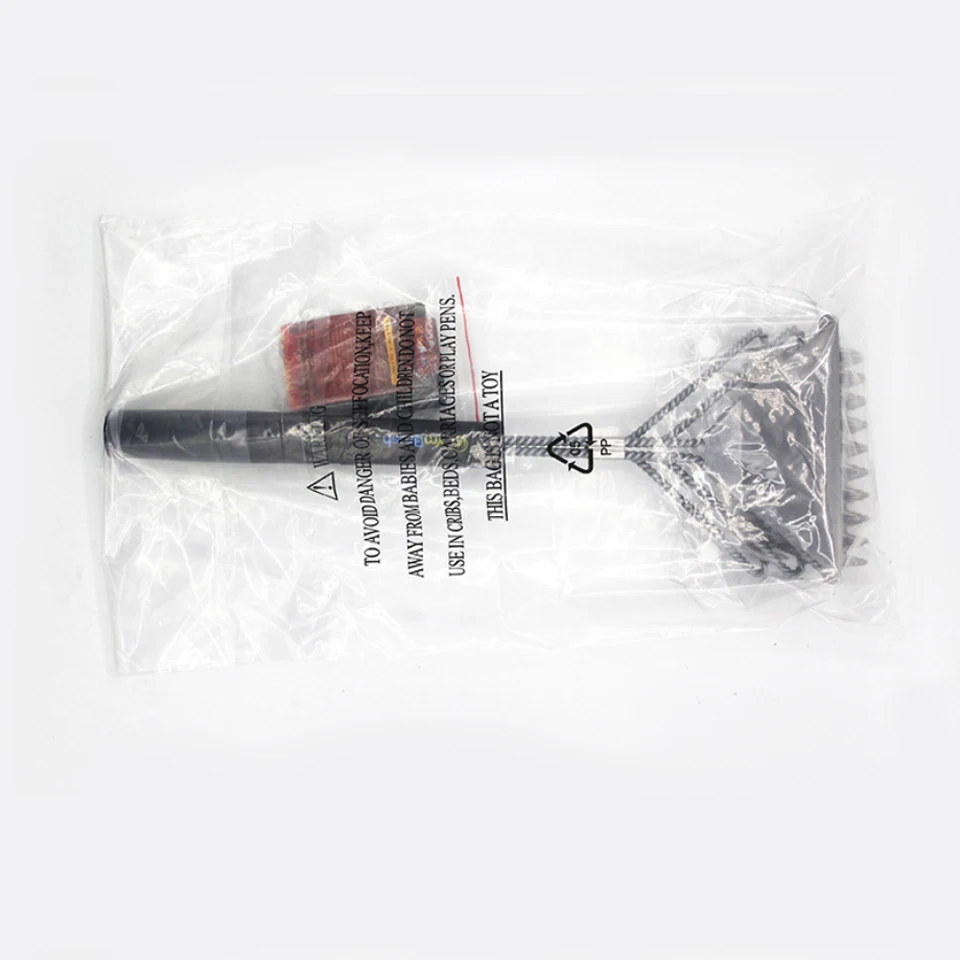 

Barbecue Clean Brush Spring Three-Head Stainless Steel Oven Grill Cleaning Brush BBQ Brush Bbq Grill Outdoor