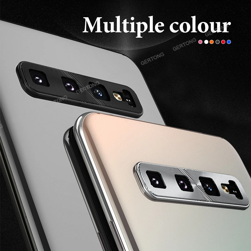 Металлический чехол для камеры защитный Samsung Galaxy S10 A50 A30 Plus S 10 материал из