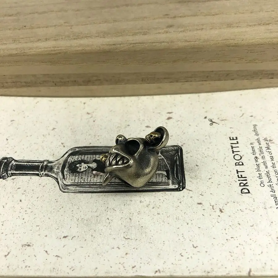 EDC инструменты латунные бусины для ножей латунный злой шнурок с Микки Маусом