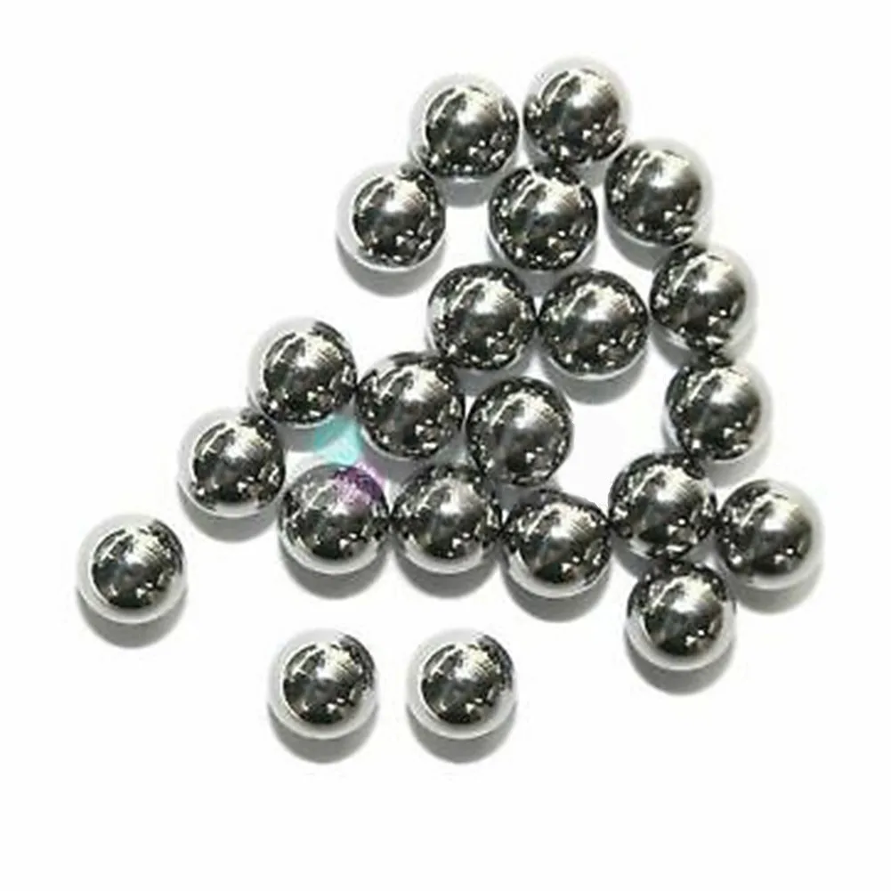 Bike Bicycle Cycling Bearing Steel Balls For Wheel Hub 4.76MM 3/16 In Front Or 6.35MM 1/4 In Rear Bikes Replacement Balls images - 6