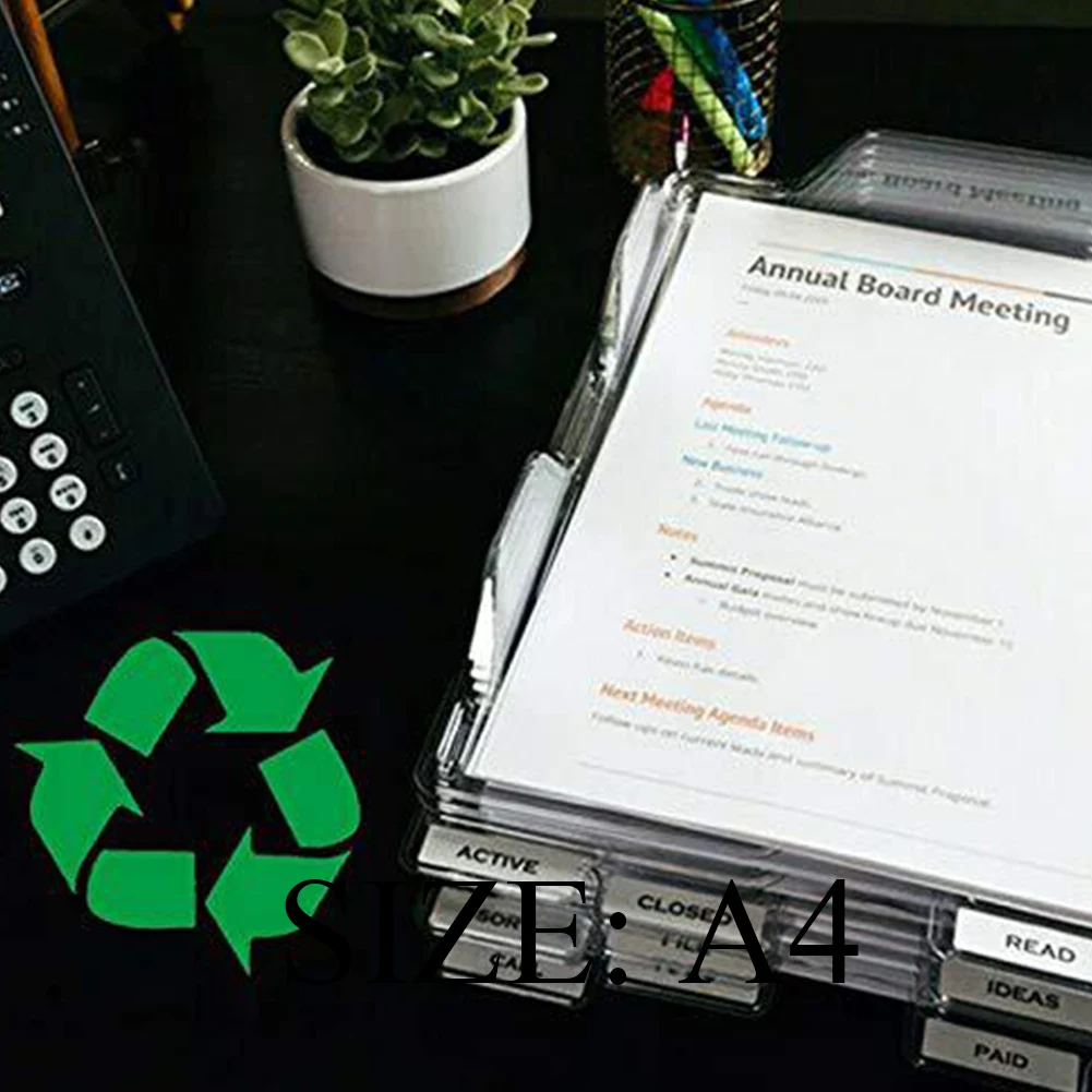 Видимое хранение бумаги с этикеткой Tab портативный Рабочий стол стойка для