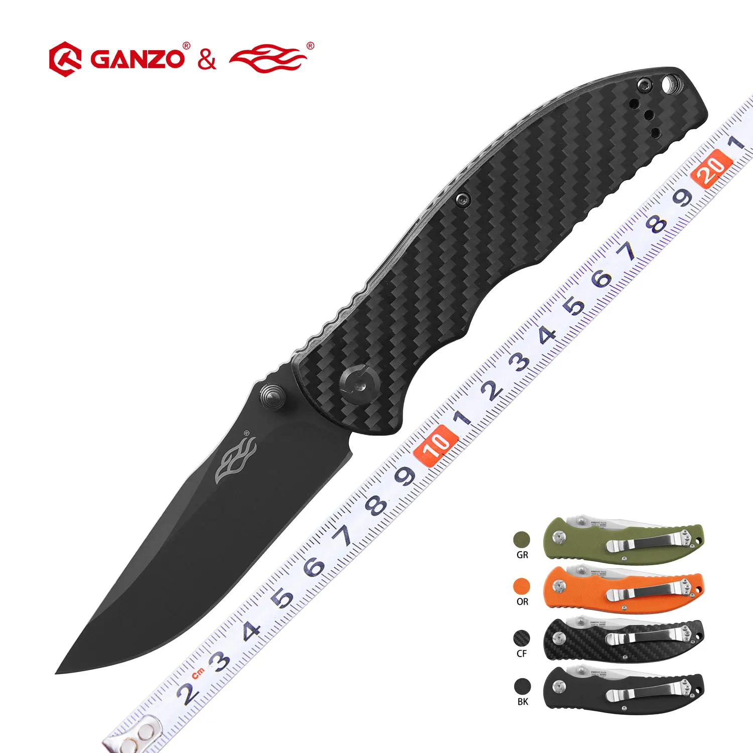 Складной нож Ganzo G7501 Firebird F7501 58 60HRC440C G10 карманный тактический Клинок с ручкой из