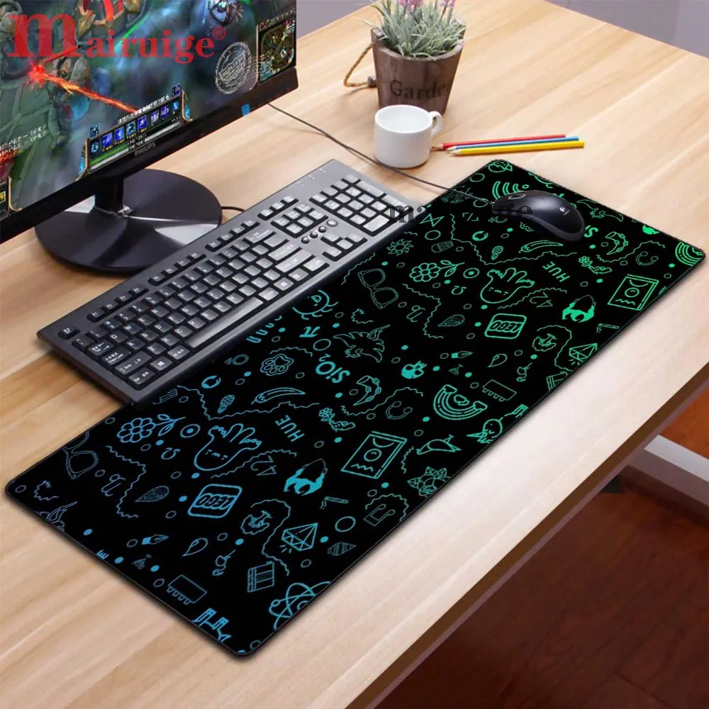 

Art Shape Large Game Waterproof Mouse Pad Overlocking Mouse Pad Notebook Keyboard Pad Desk Pad Mouse Pad Company for CSGO L XXL