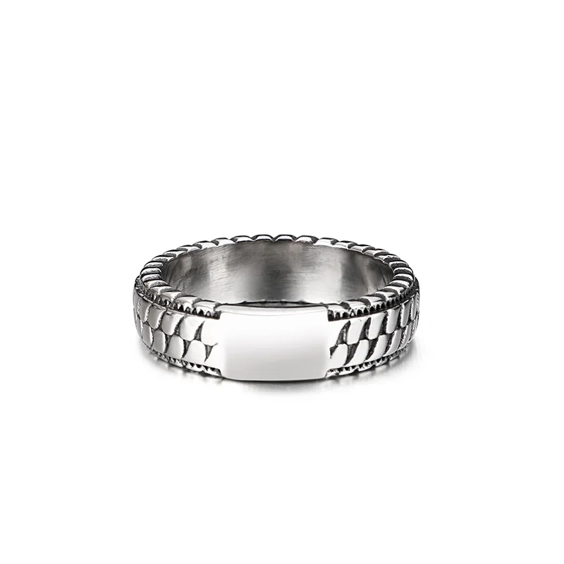 Мужские кольца из нержавеющей стали с модной скульптурой цветные для влюбленных