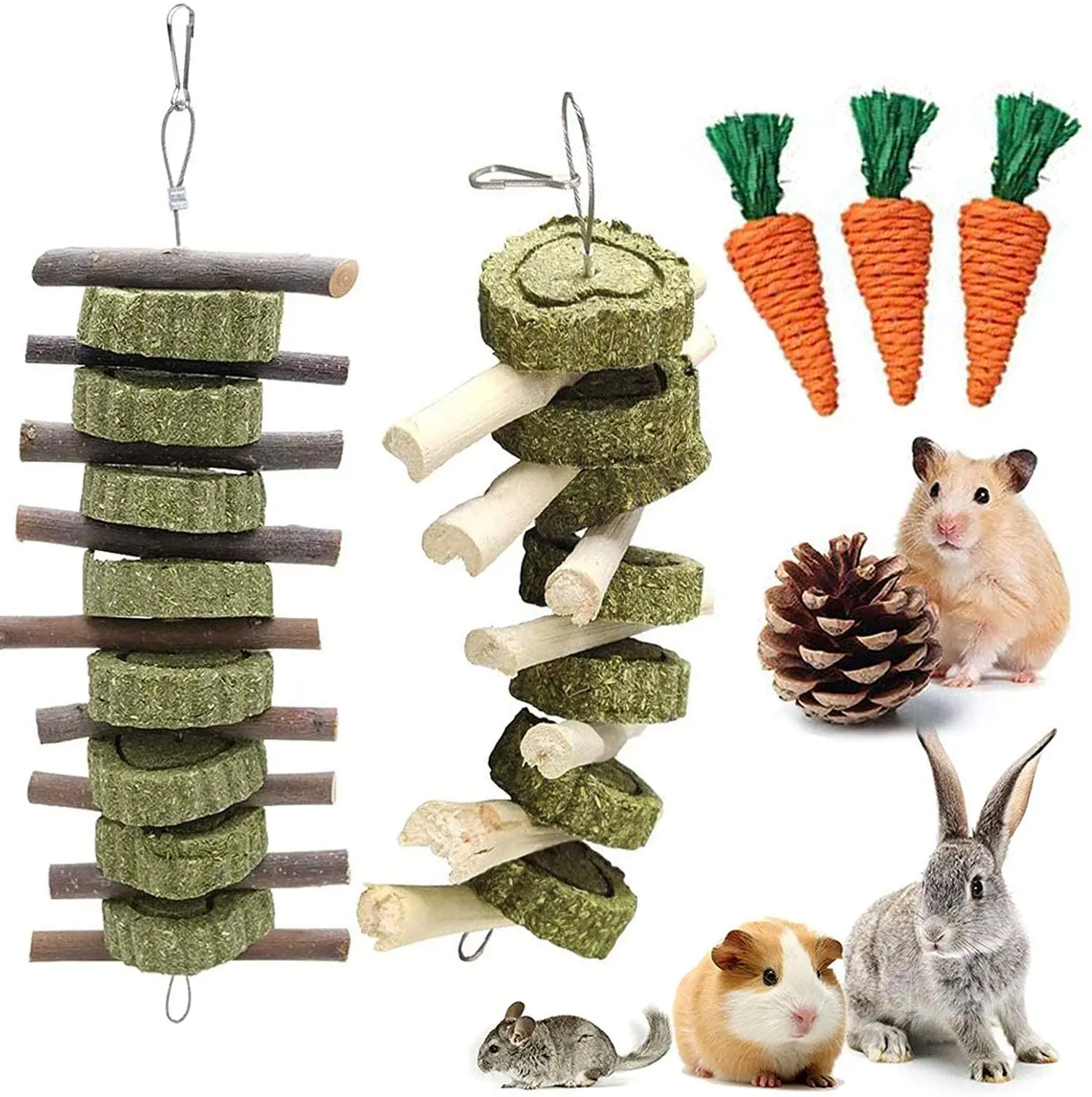 

6 шт., жевательные игрушки в виде кролика