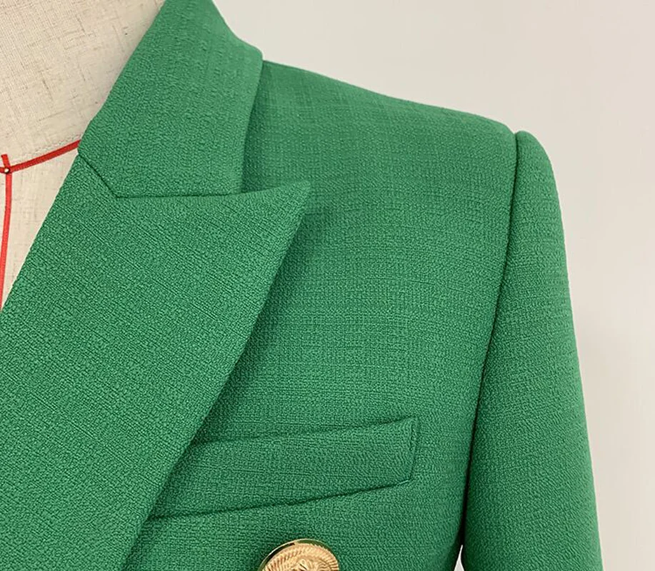 

Bevenccel 2020 Green Winter Autumn Women Blazers Jacket Plus Size Double Breasted Casual Button Women Clothing