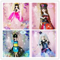 new arrival 11 bjd doll 29cm princess 14 joints cosplay dress with clothes shoe makeup fashion doll for girl