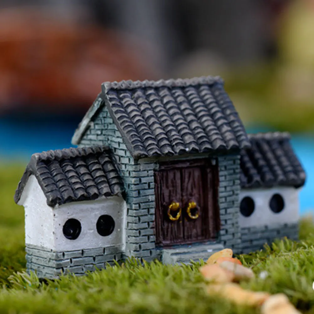 Полимерные мини Ландшафтные мемориальные ворота DIY микро украшение миниатюрный