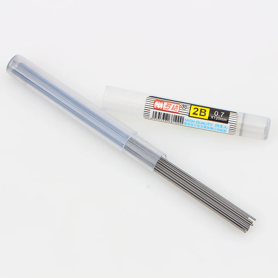 4 шт./лот карандаш материал свинца пополнения трубки высокое качество 0 5 мм/0 7