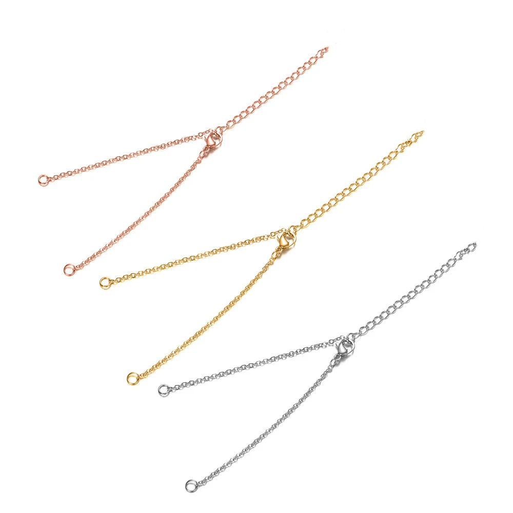 

10 шт., аксессуары для браслетов из нержавеющей стали, браслет из нержавеющей стали