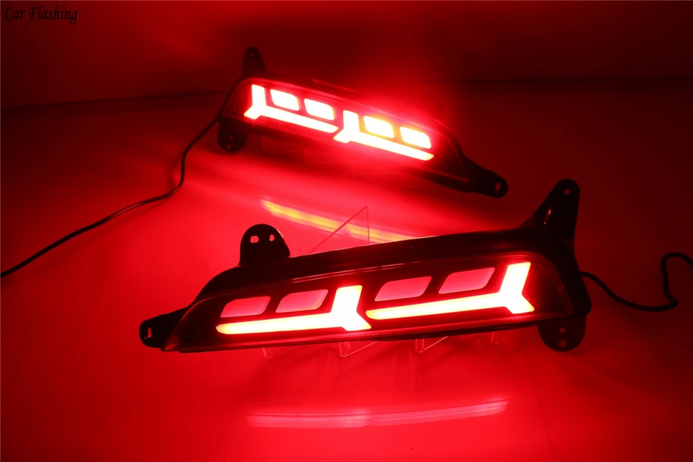 CSGJMY 2 шт. Светодиодный отражатель вождения светильник s для Hyundai Creta IX25 2014 2017 задние