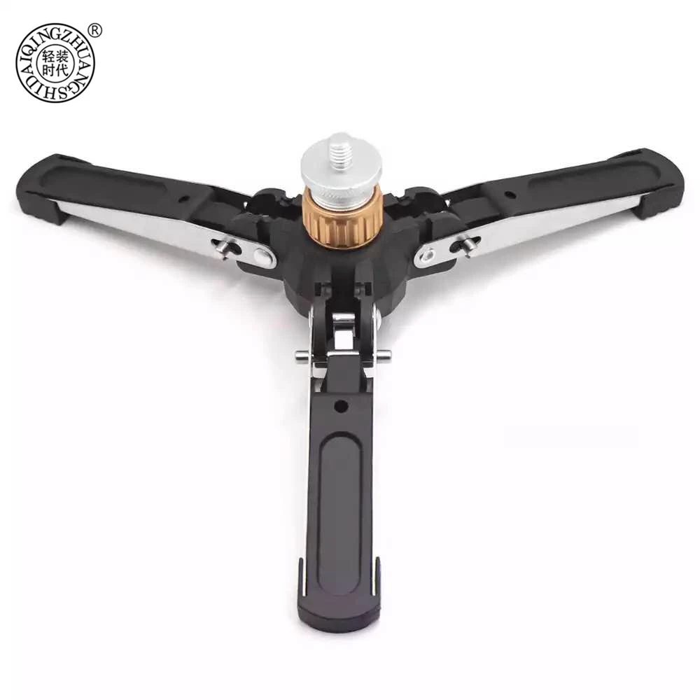 QZSD Q166E Maxload 5 кг Универсальный Видео монопод Подставка Штатив мини с тремя футами