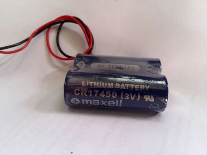 2 шт./лот новые оригинальные Maxell CR17450 3v CR17450(3v) комбинации 1250mah батареи PLC с вилкой