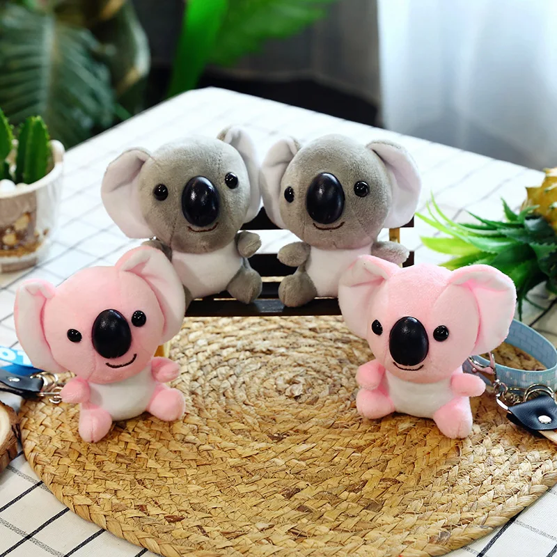 Плюшевый брелок с коалой игрушкой мягкая игрушка коала игрушки Имитация меха кролика Пушистый рюкзак сумка подвеска плюшевый коала игрушка Подарки Девочка Мальчик