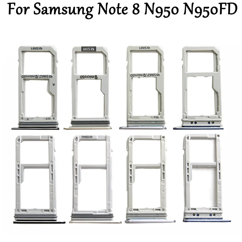 Лоток для Sim карты Micro SD слот Samsung Galaxy Note 8 N950 N950FD две и одна версия