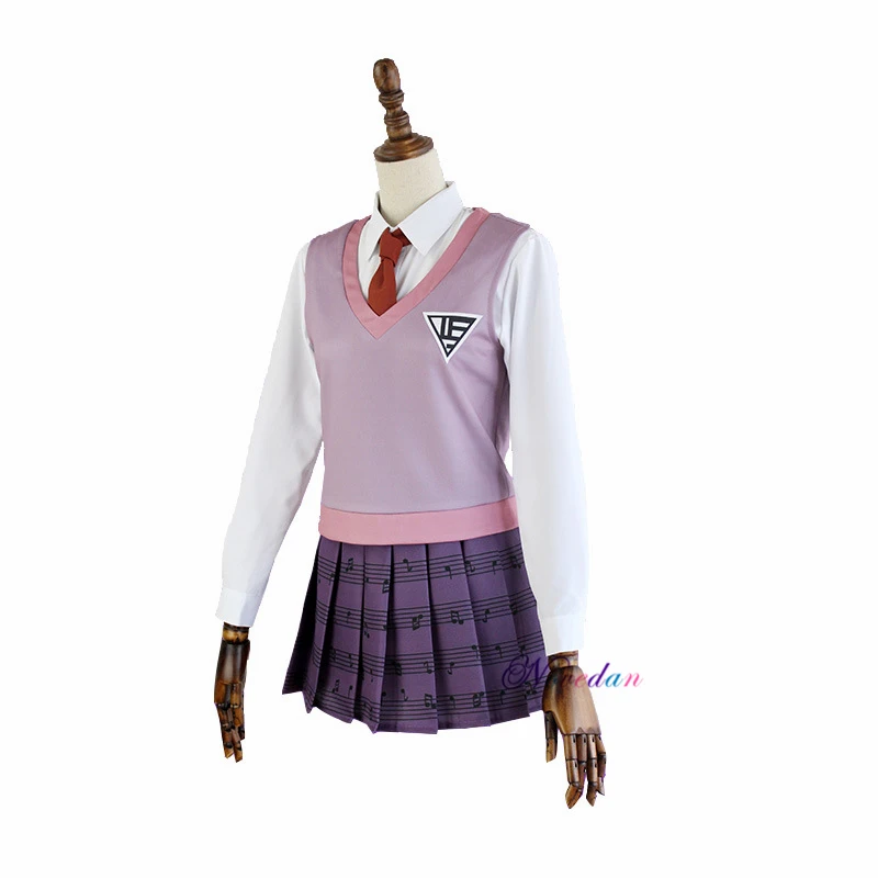 Костюм для косплея Akamatsu Kaede из аниме данганронпа V3 Японский Школьный комплект