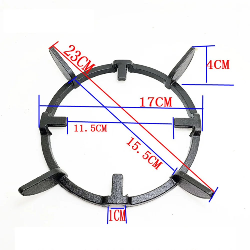 Подставка для кухонной плиты Черный ВОК чугунные подставки прочные газовые