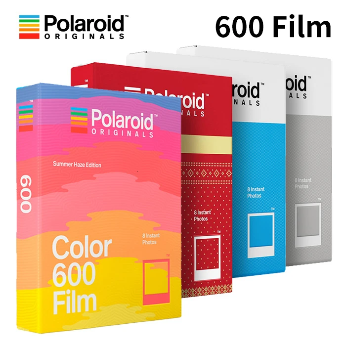Пленка Polaroid Originals Instant 600 цвет черно-белый для камеры Onestep2 Instax SLR680 636 637 640 650 660 Автофокус невозможен