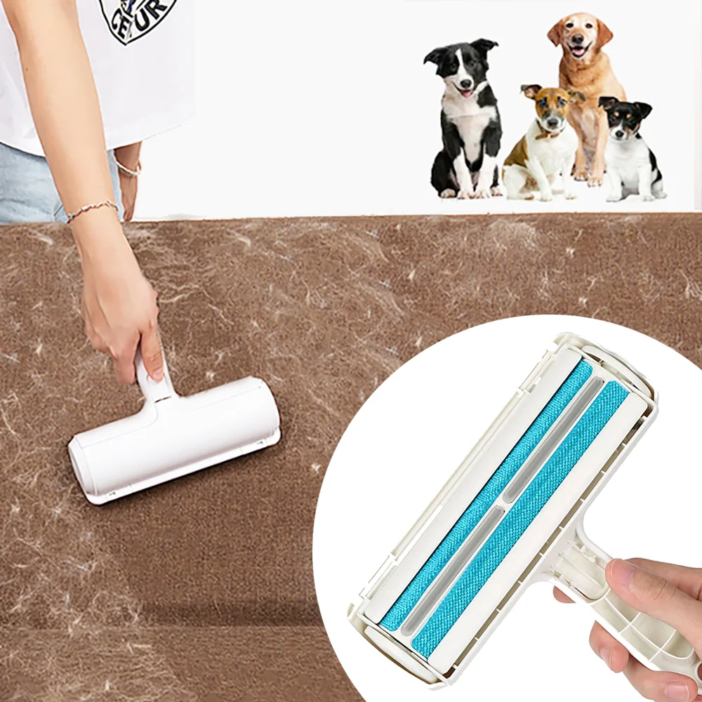 

1 Pc 2-Way Pets Hair Removing Tool Remover Roller Sticking For Clear Dog Cat Accessories Grooming Brush From Carpets Clothing