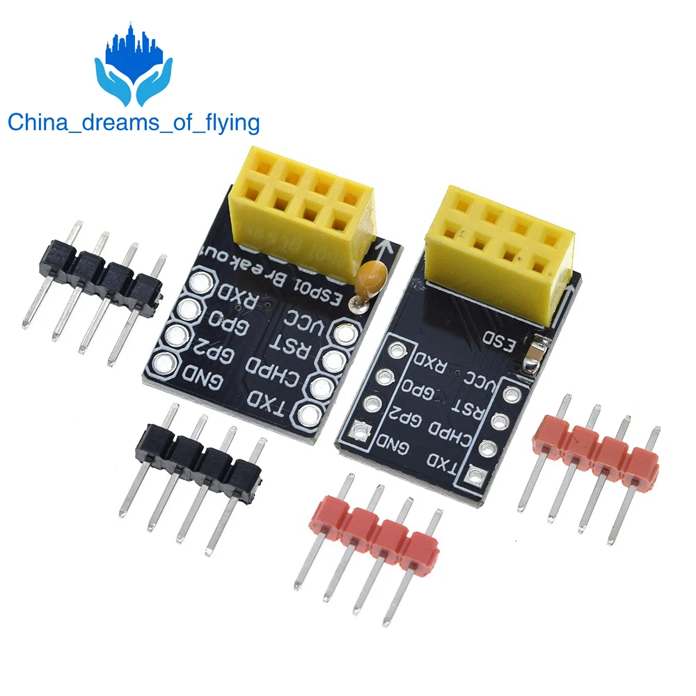 Завеса ESP-01 Esp8266 ESP-01S модель ESP8266 последовательный адаптер для адаптера Wi-Fi модуль